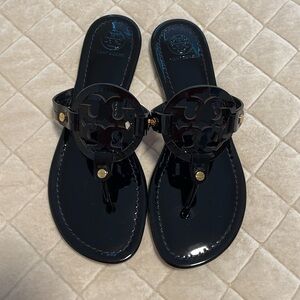 Tory Burch Miller Patient Leather Sandal